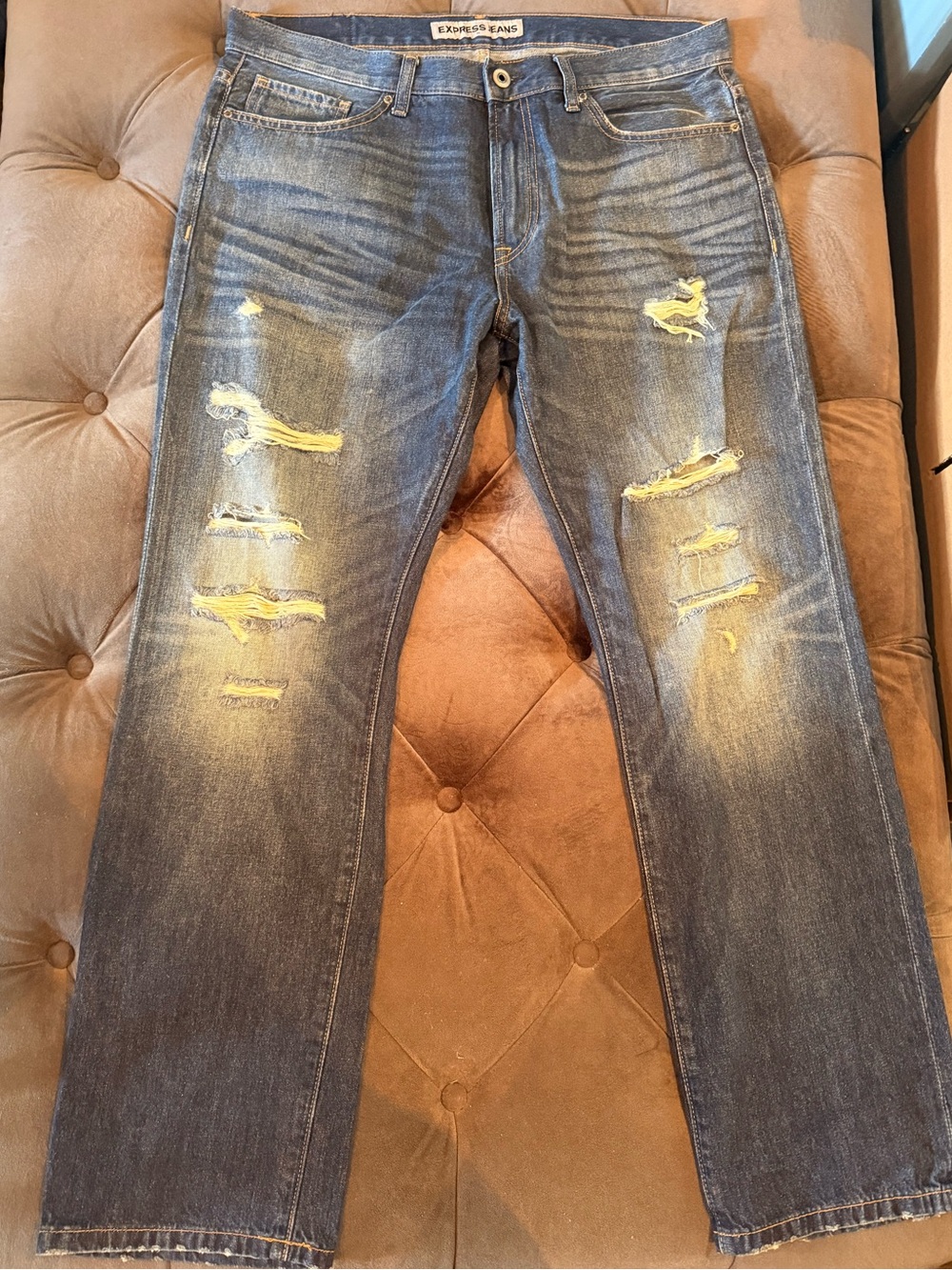 Express Men’s Distressed Jeans
